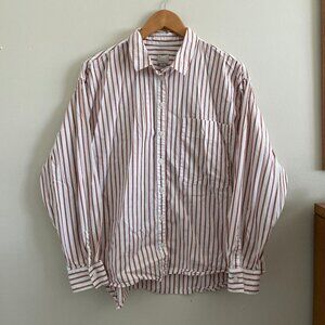 A New Day Oversized Striped Button Down